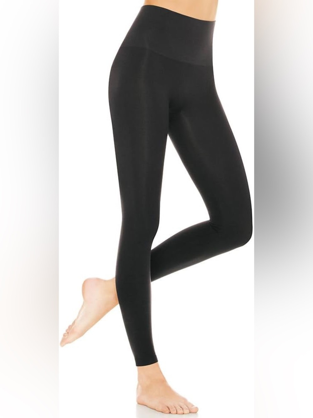 Assets by Spanx Black High-Waist Seamless Leggings size 1X